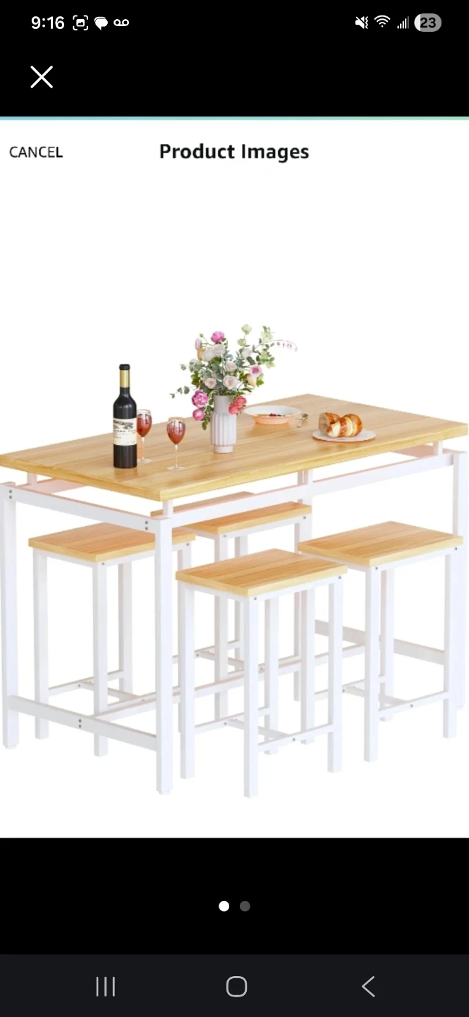 5-Piece Counter Height Dining Set