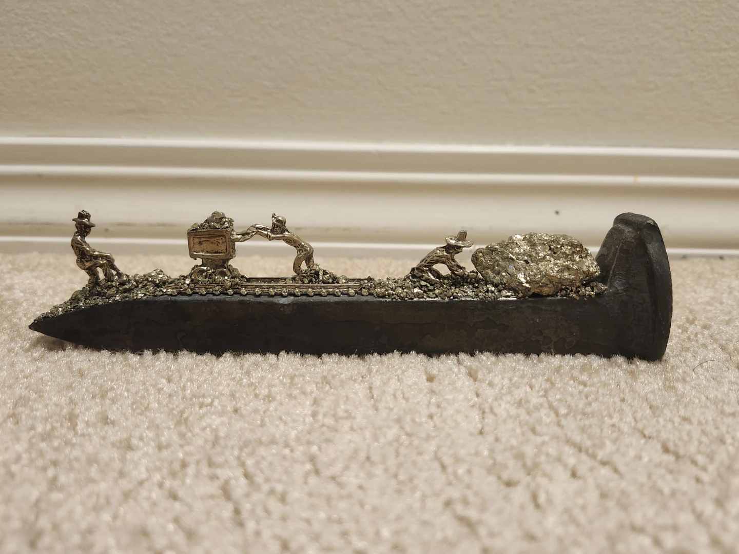 Canada Genuine Rail Spike Mining Souvenir - photo 2