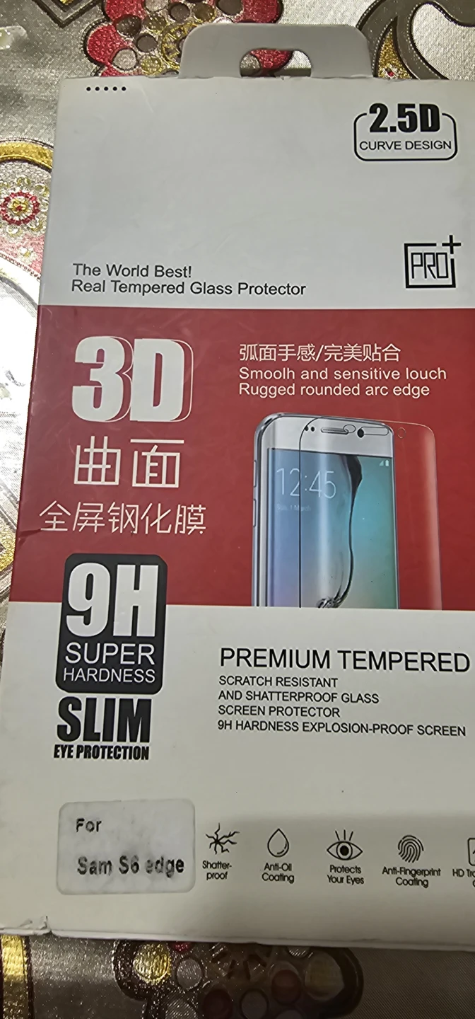 Samsung Galaxy S6 Edge Tempered Glass Screen Protector