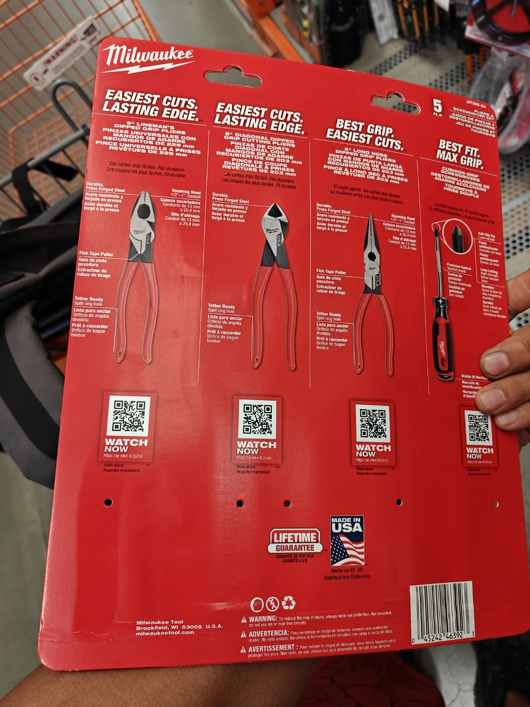 Milwaukee 5-Piece Pliers and Screwdriver Set - photo 3