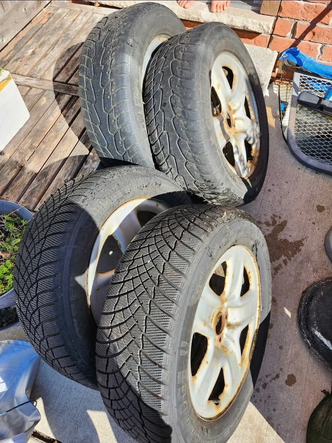Set of 4 winter tires with rims - photo 4