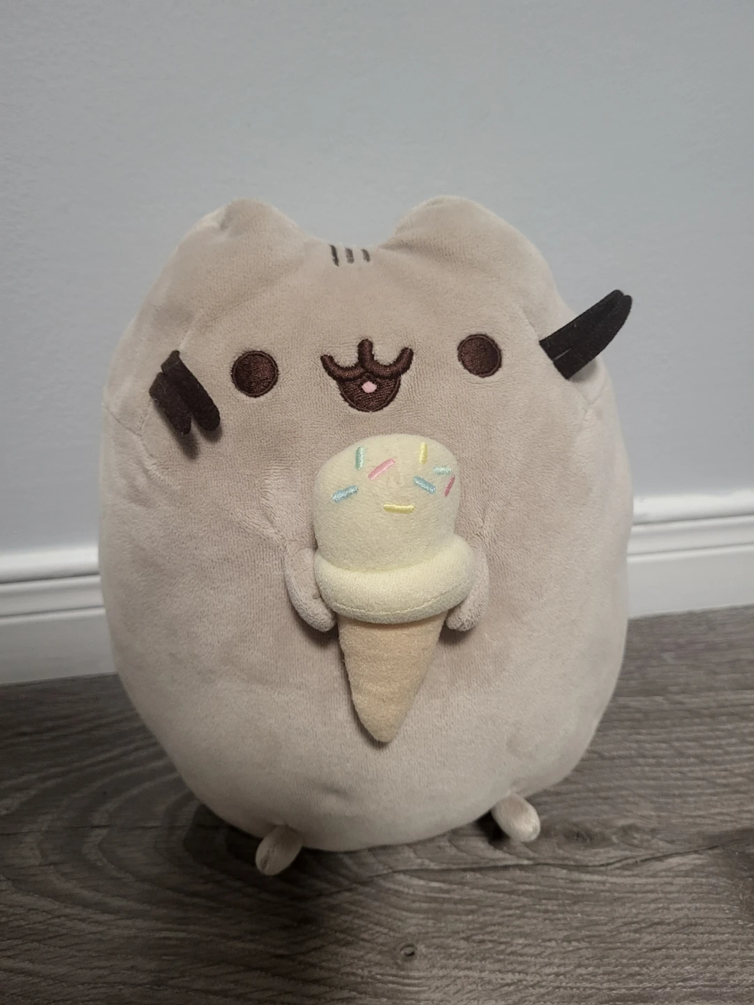 Pusheen Plush Toy with Ice Cream Cone