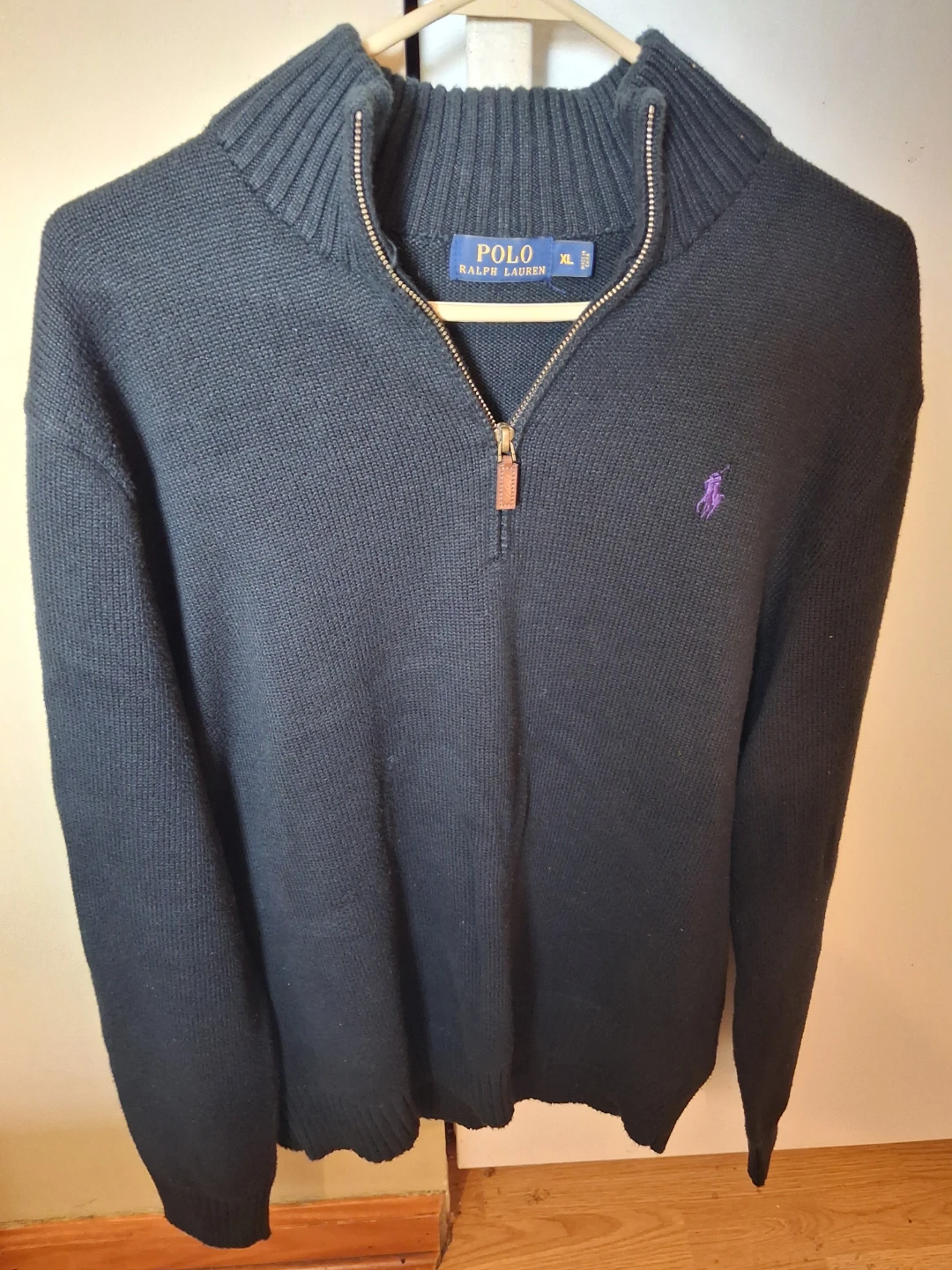 Polo Ralph Lauren Black Quarter-Zip Sweater - photo 4