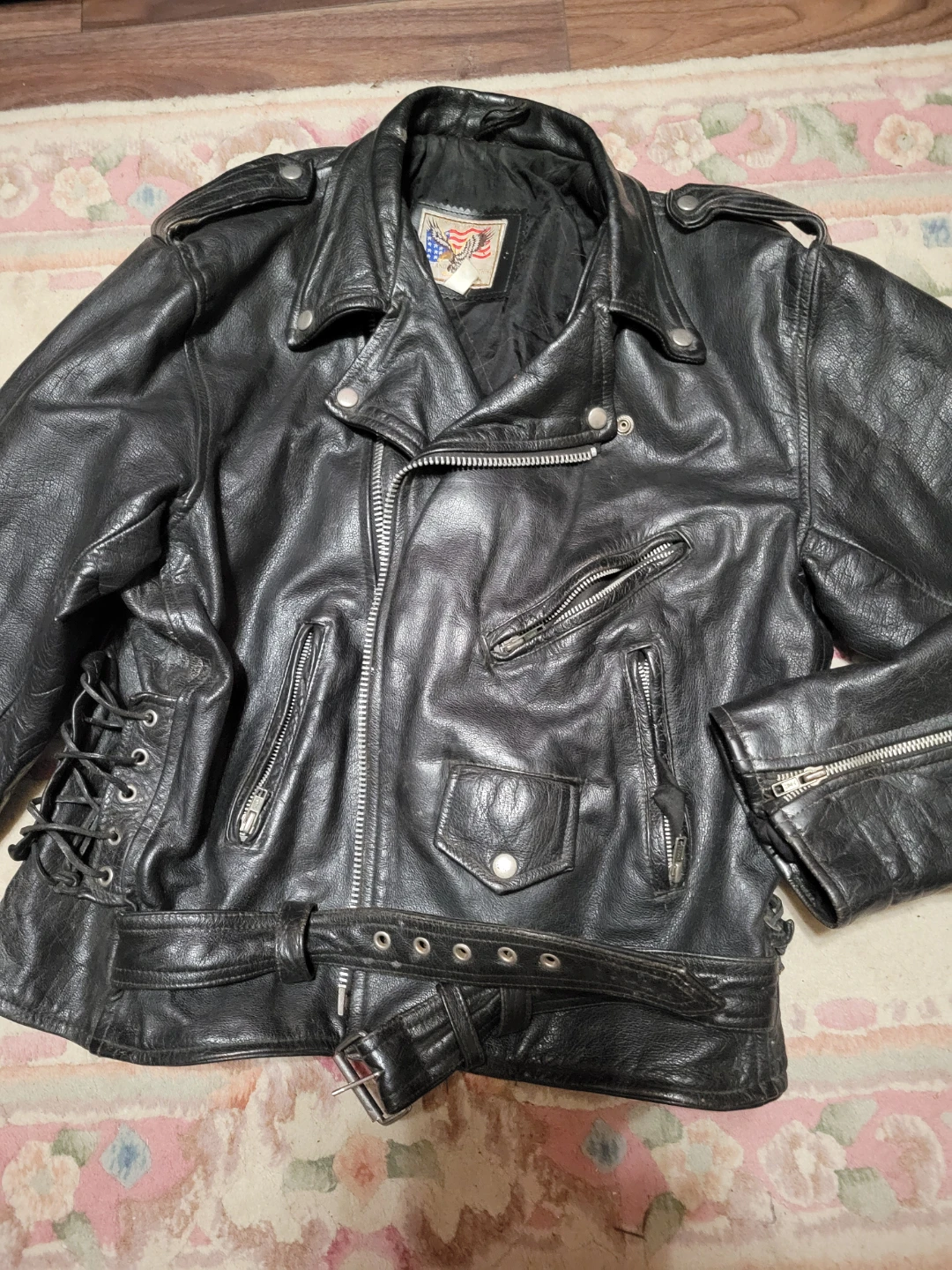 Vintage Maryland Leather Motorcycle Jacket