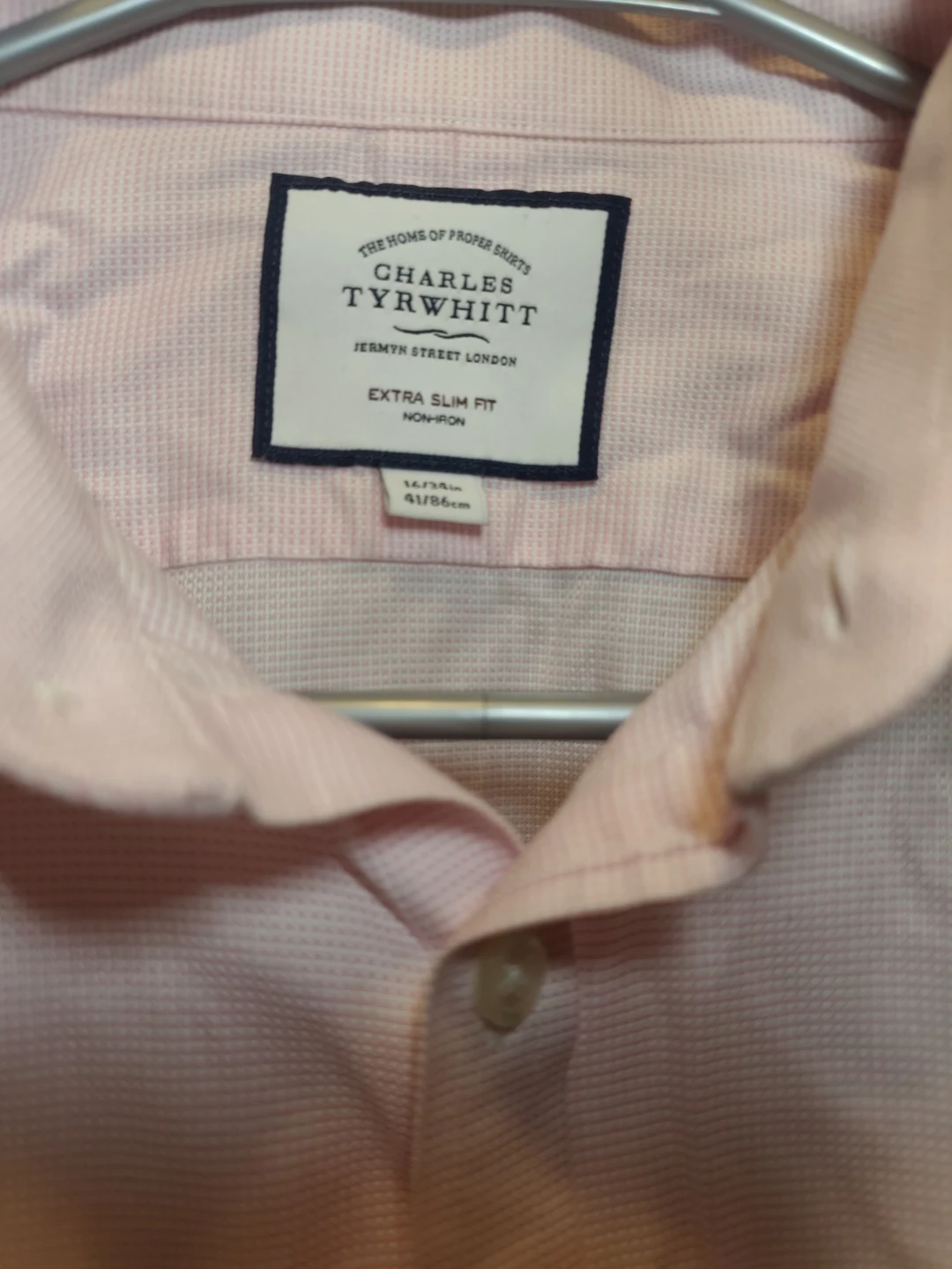 Charles Tyrwhitt Extra Slim Fit Pink Shirt - photo 4