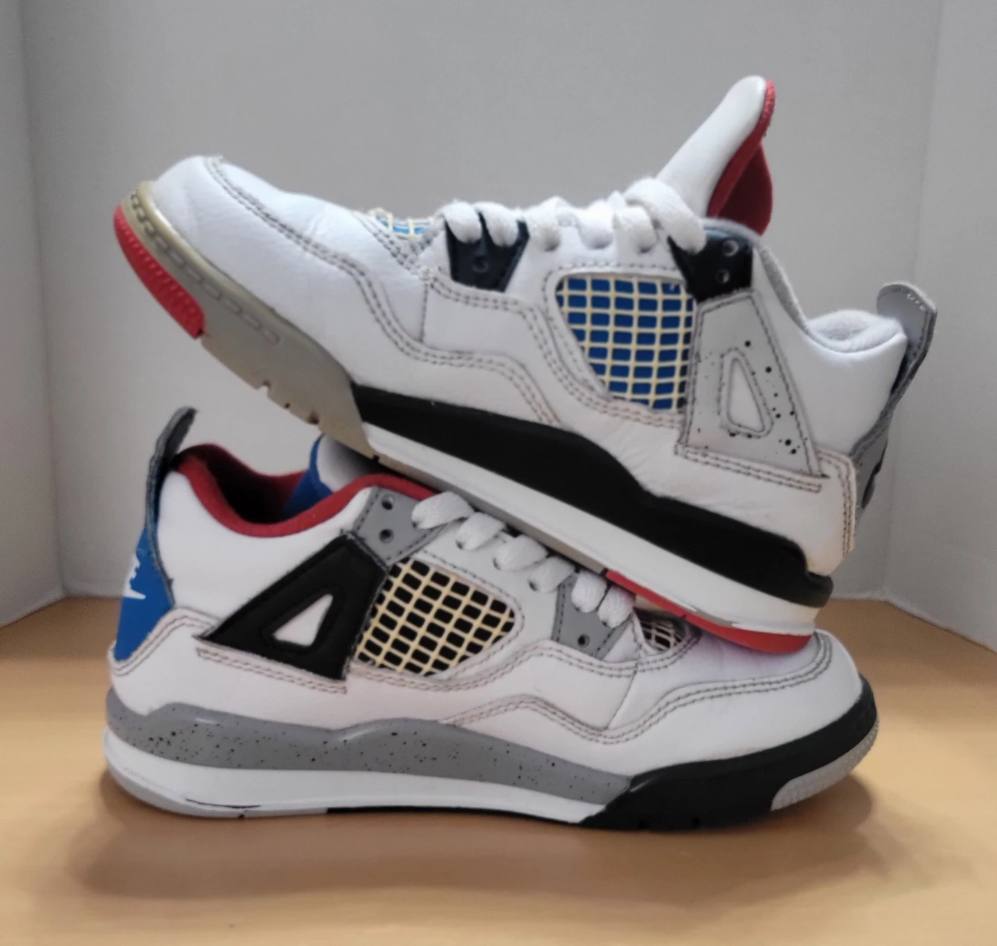 Nike Air Jordan 4 Retro What The Kids Shoes - photo 4