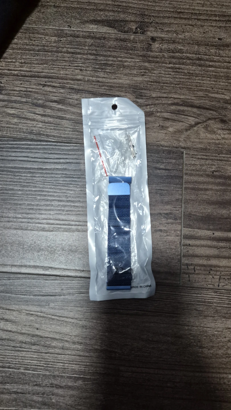 Blue Milanese Loop Watch Band 22 mm