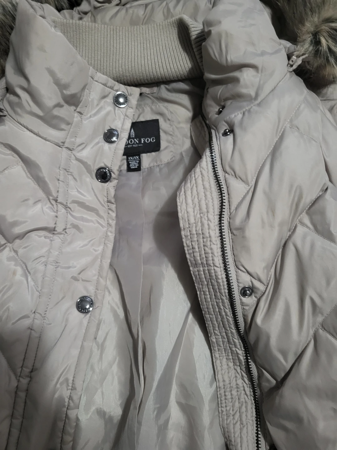 London Fog Quilted Winter Coat