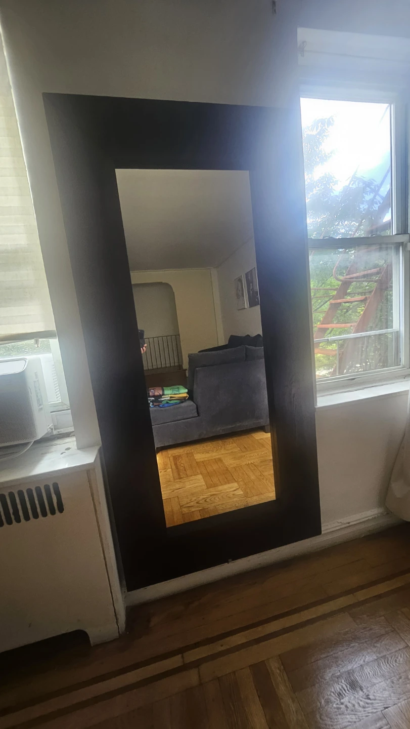 Large Brown Wall Mirror