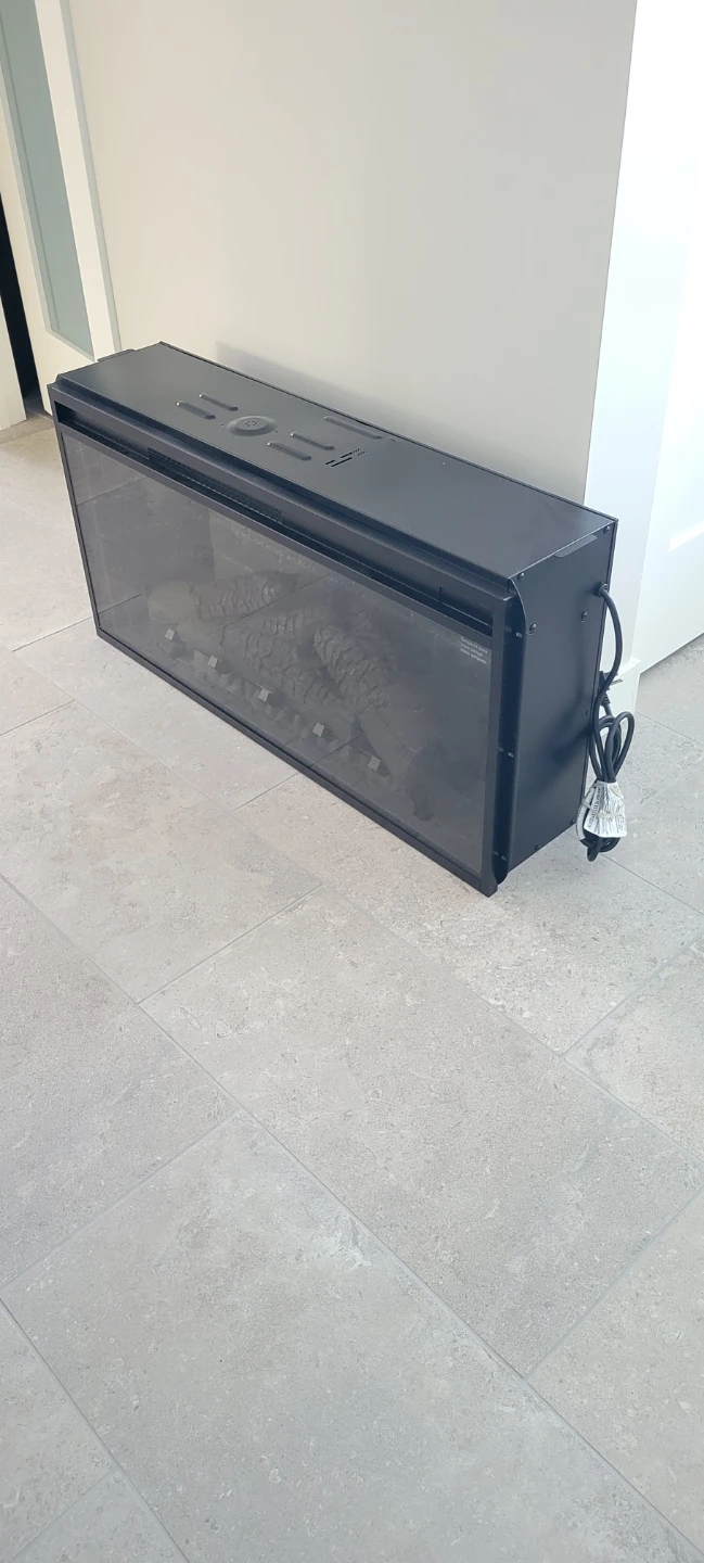 Electric fireplace insert