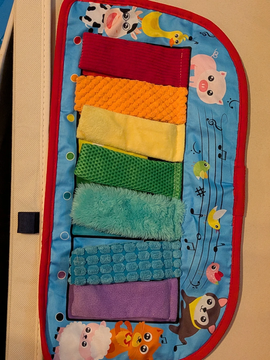 Baby sensory piano play mat