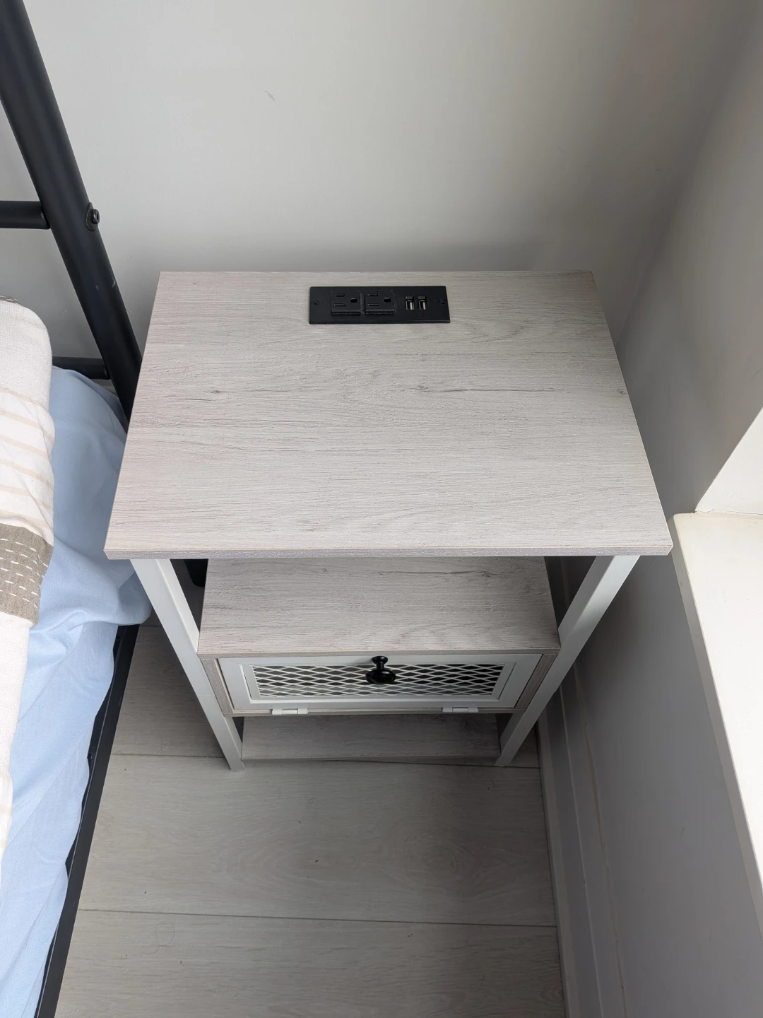 Move out sale: Nightstand with Integrated Power Outlets - photo 2