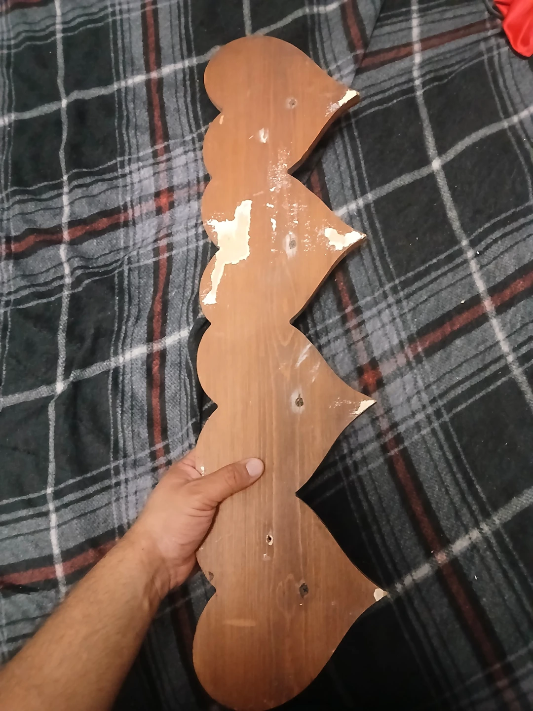 Heart Shaped Wooden Wall Hook Rack - photo 2