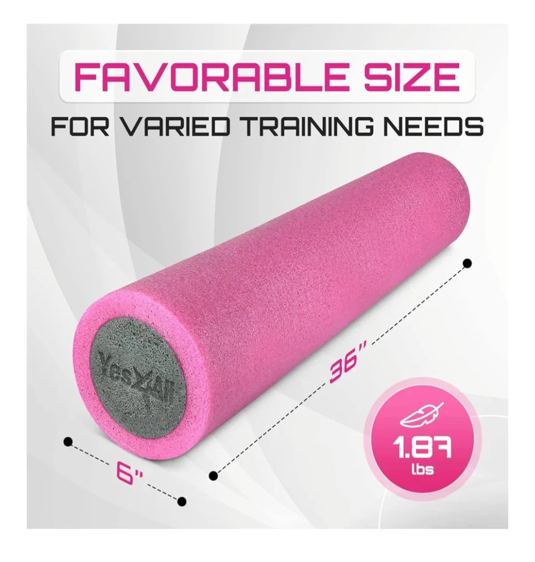 Yes4All 36-inch Pink Foam Roller - photo 2