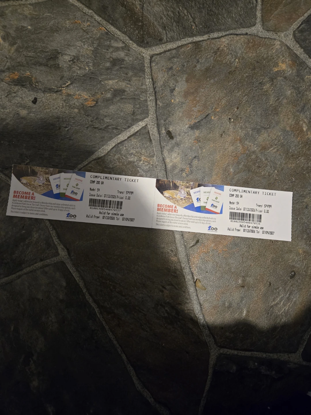 2 Assiniboine Park Zoo Complimentary Tickets
