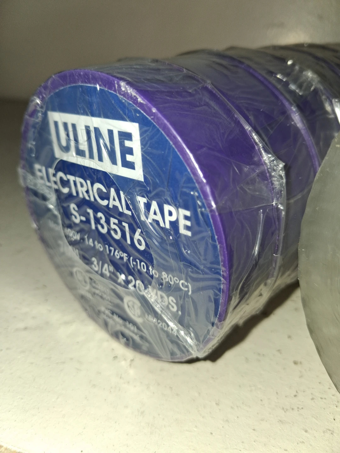 ($1.50) Uline Purple Electrical Tape S-13516