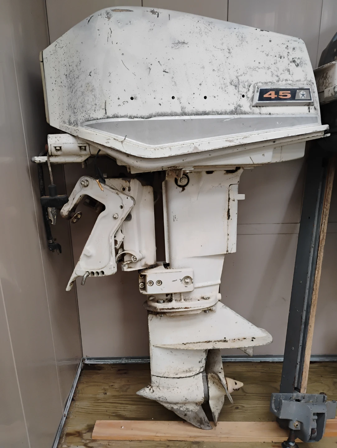 Vintage 35 HP Outboard Motor