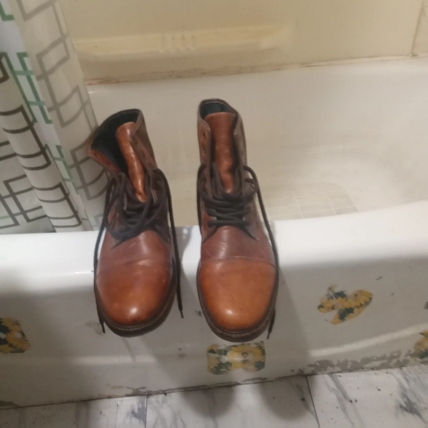 ALDO Brown Leather Lace-Up Boots - photo 3