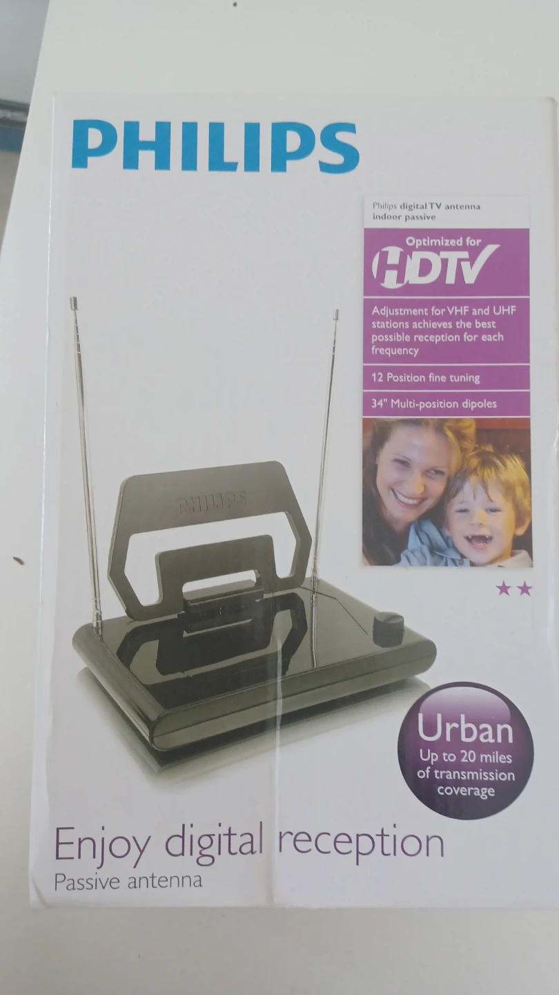 Philips Digital TV Passive Indoor Antenna