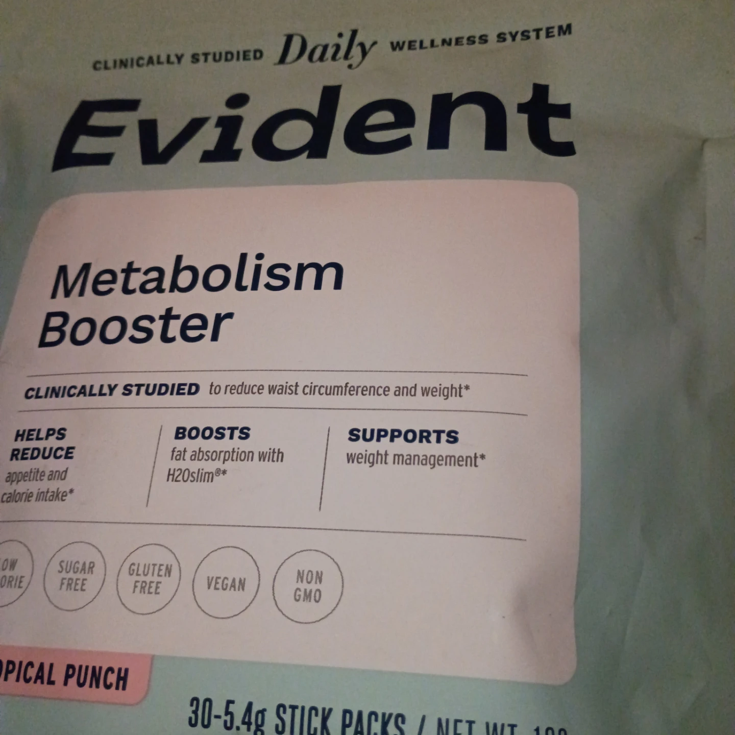 Evident Metabolism Booster Tropical Punch - photo 2