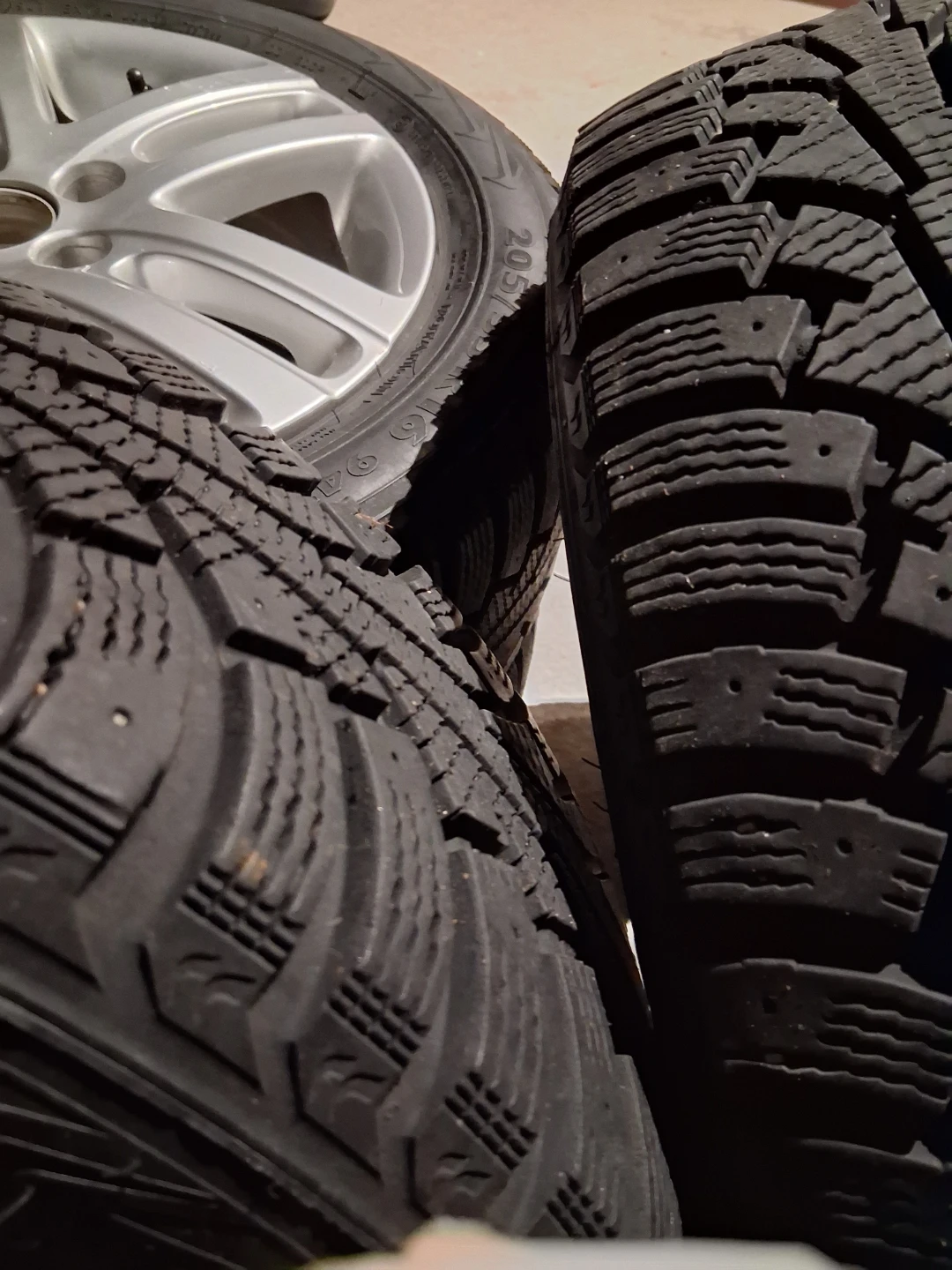 Nordman Winter Tires on Volkswagen Rims, like new.