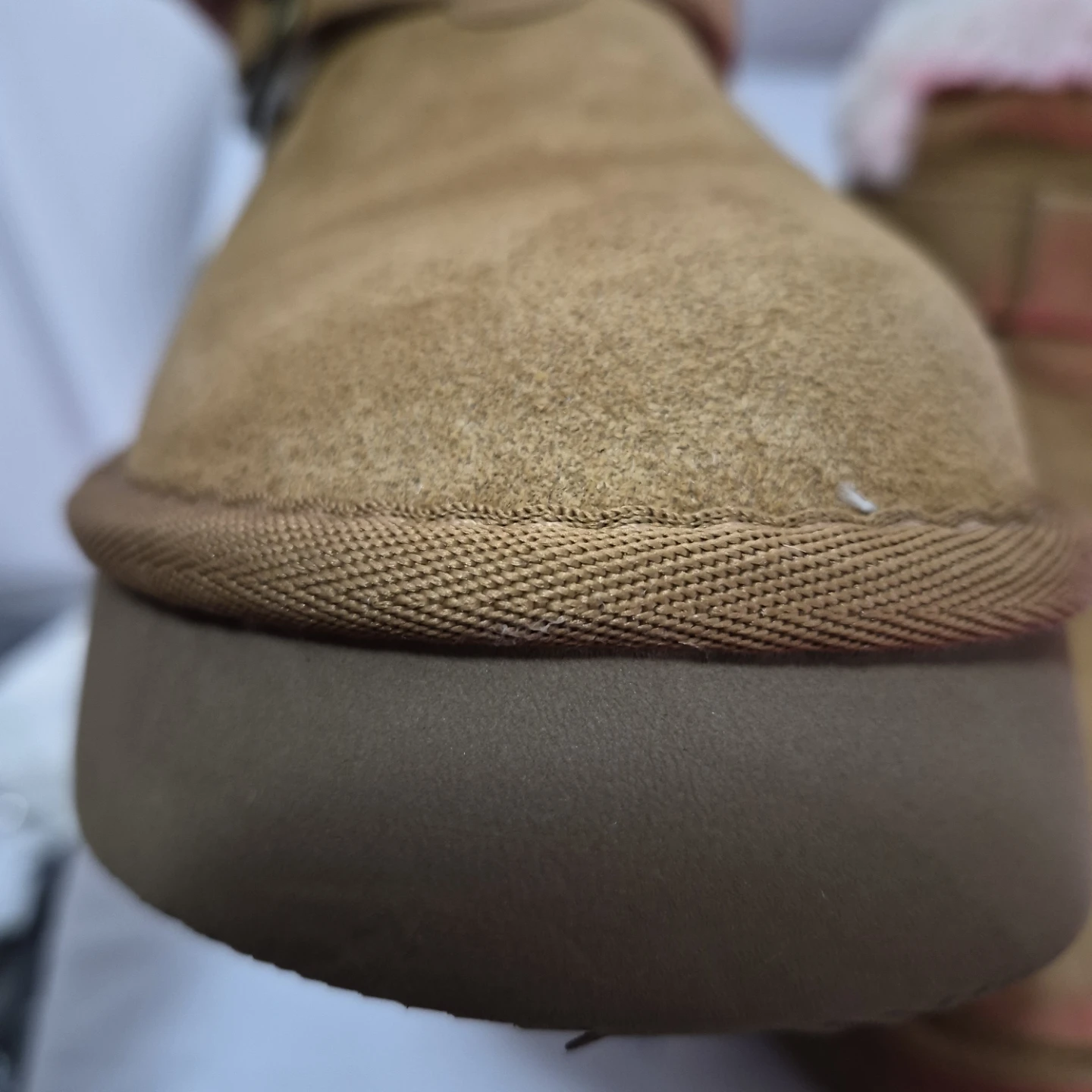 #9 Tan Faux Suede Buckle Ankle Boots with Faux Fur Lining - photo 3