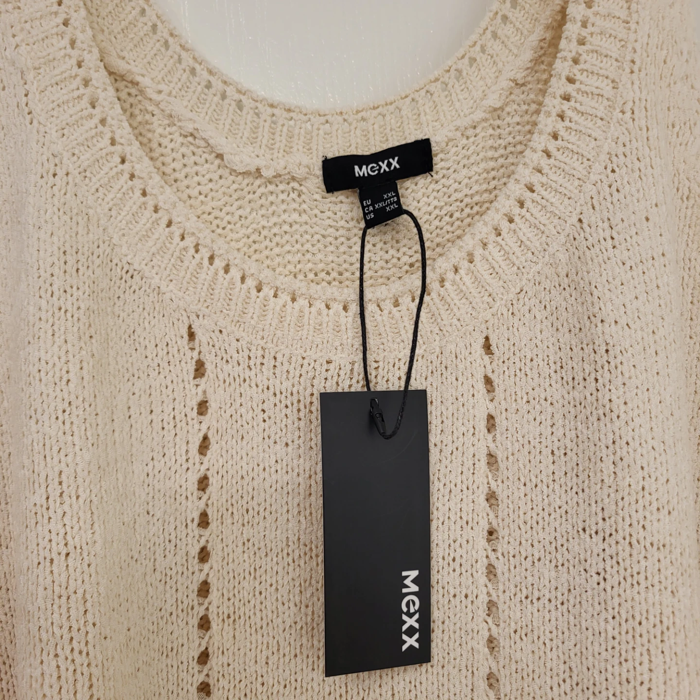 Mexx Crochet Tank Top Beige XXL - photo 2