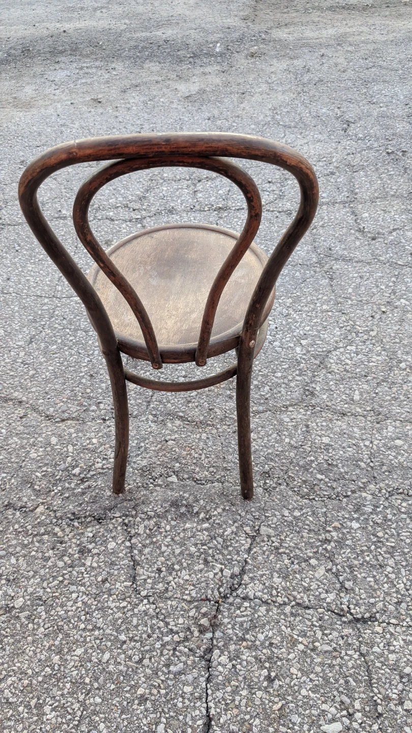 Vintage Thonet Style Bentwood Chair - photo 3