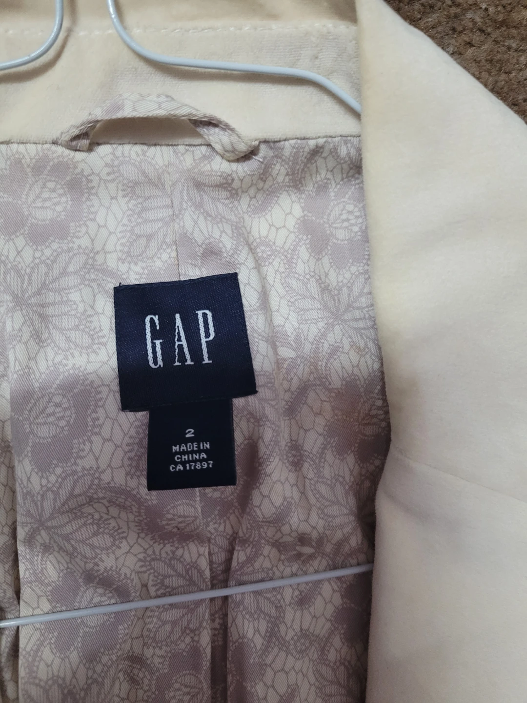Gap cream blazer - photo 4