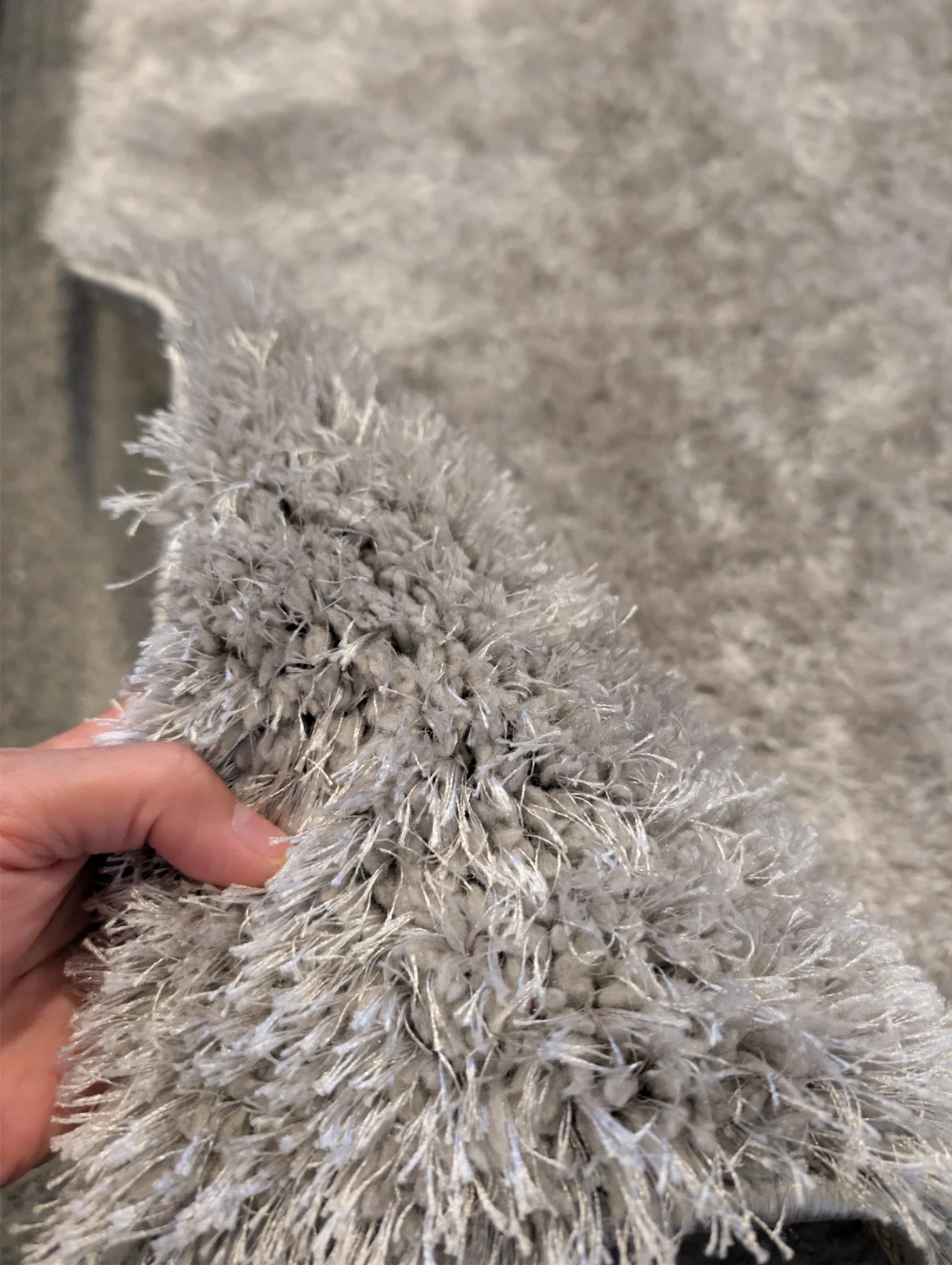 Grey Shag Area Rug - photo 2