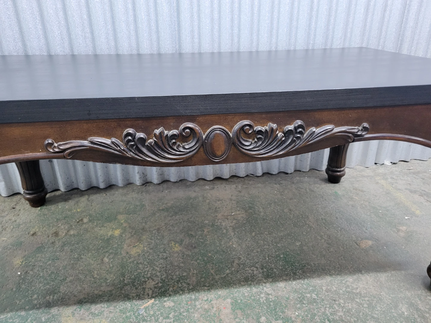 Ornate Wooden Coffee Table - photo 2