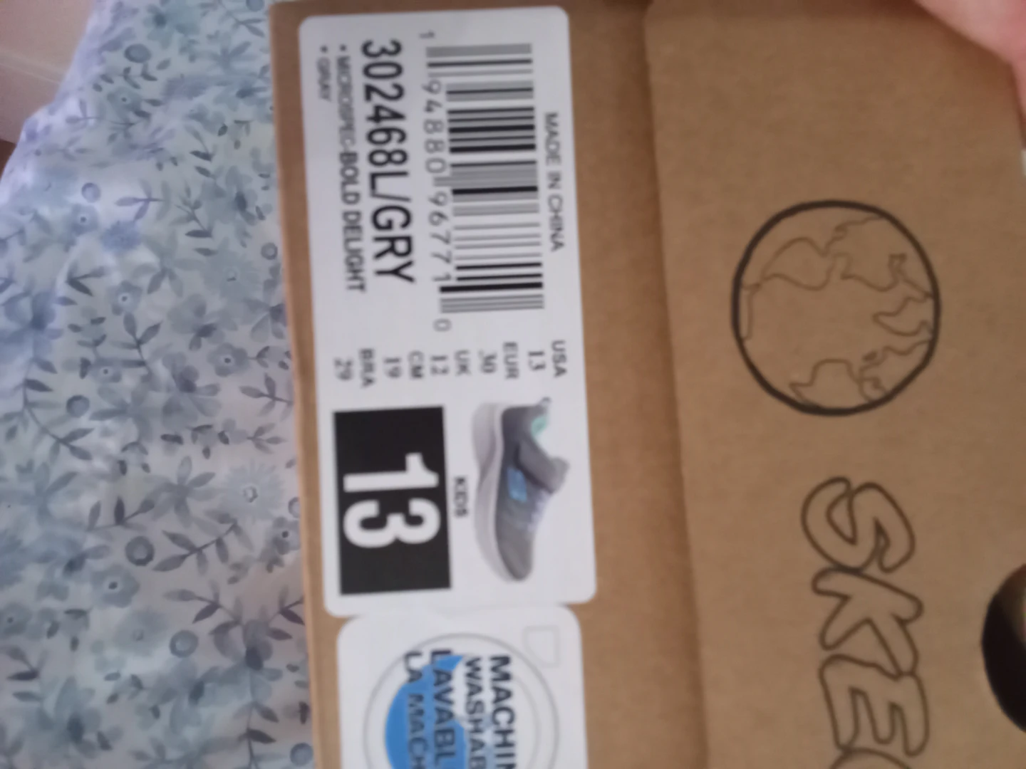 Skechers Kids Microspec Bold Delight Sneakers Size 13 - photo 2