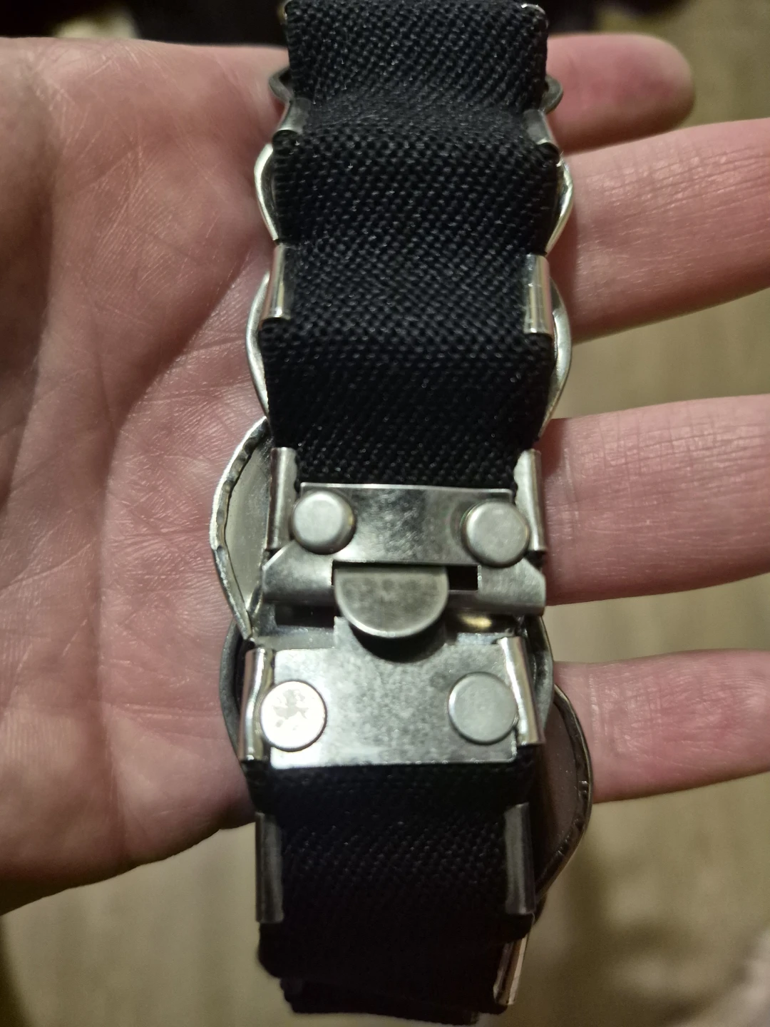 Vintage Metal Disc Elastic Belt - photo 2