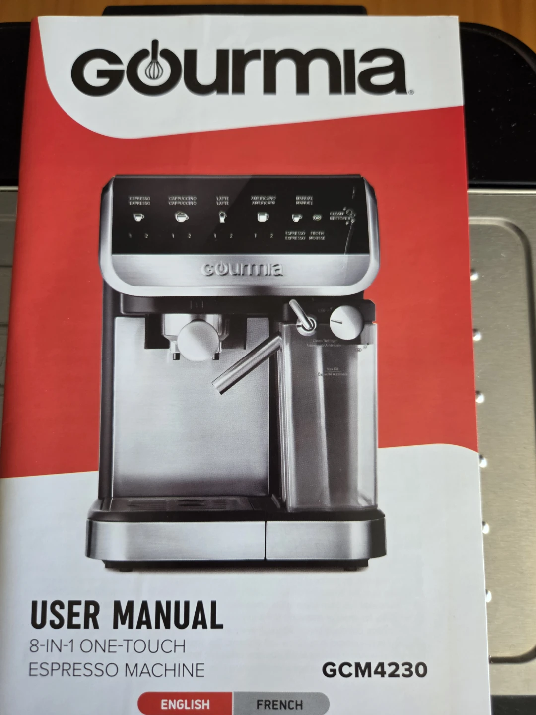 Gourmia 8-in-1 Espresso Machine GCM4230