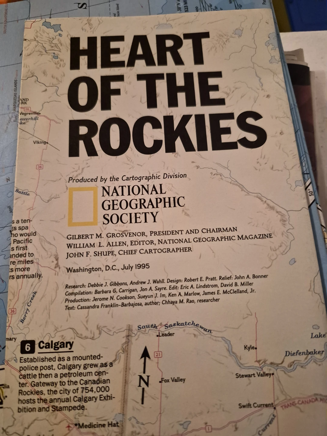 Vintage National Geographic Society Maps Collection
