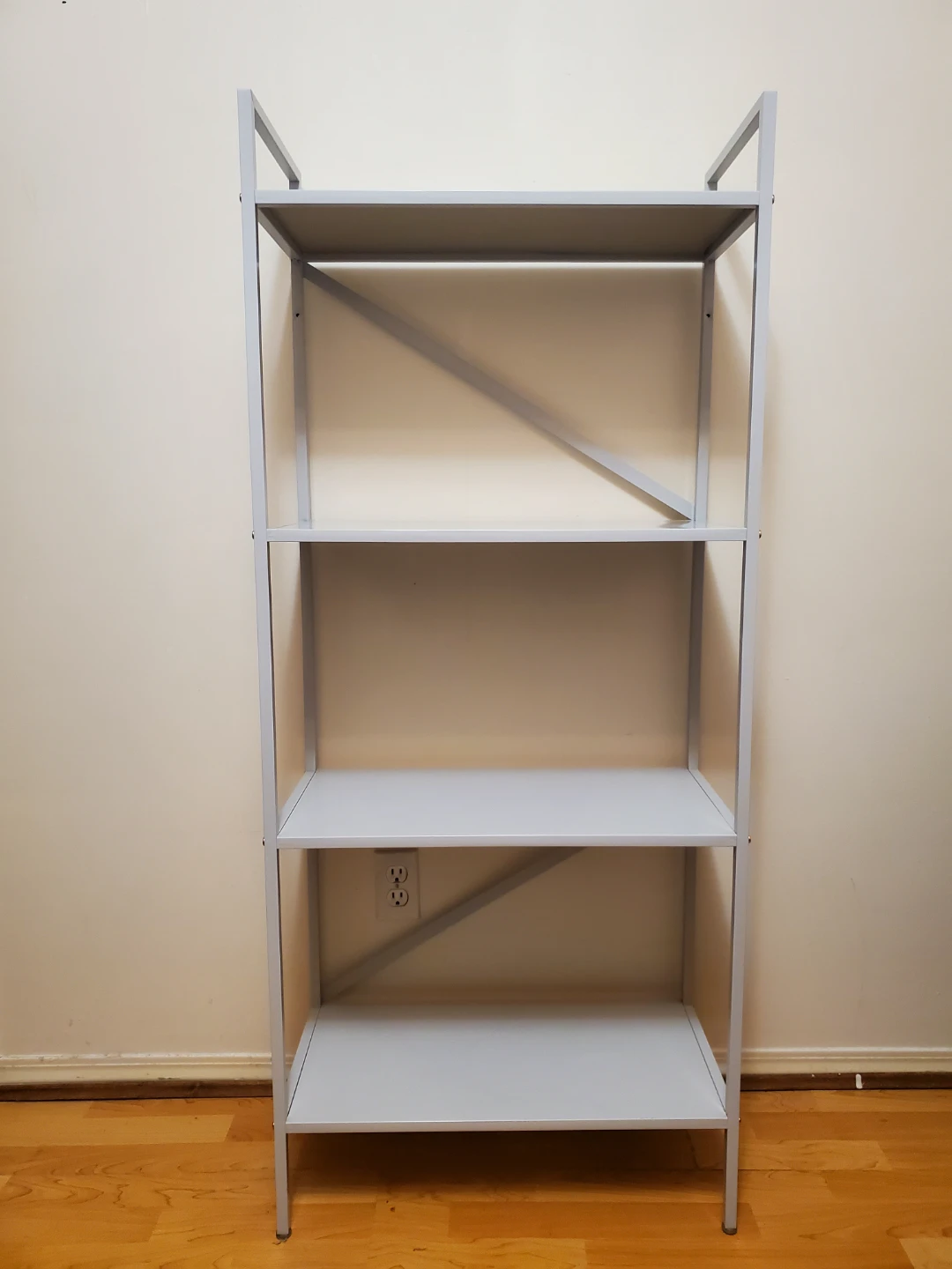 White 4-Tier Metal Shelving Unit