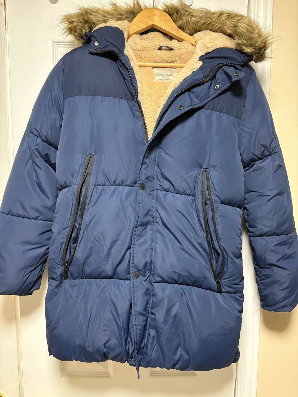 Zara Kids Navy Puffer Jacket