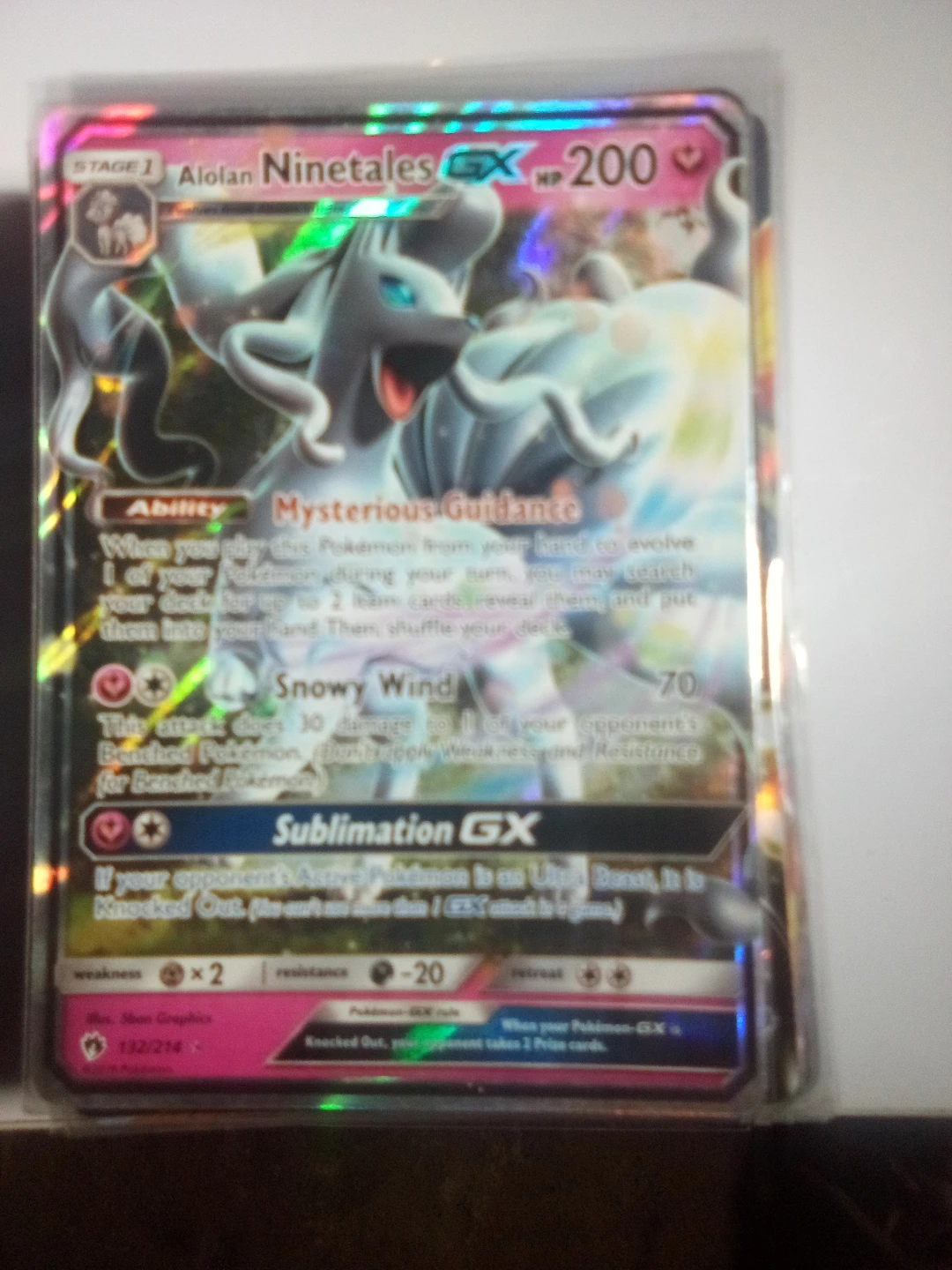 Alolan Ninetales GX Trading Card