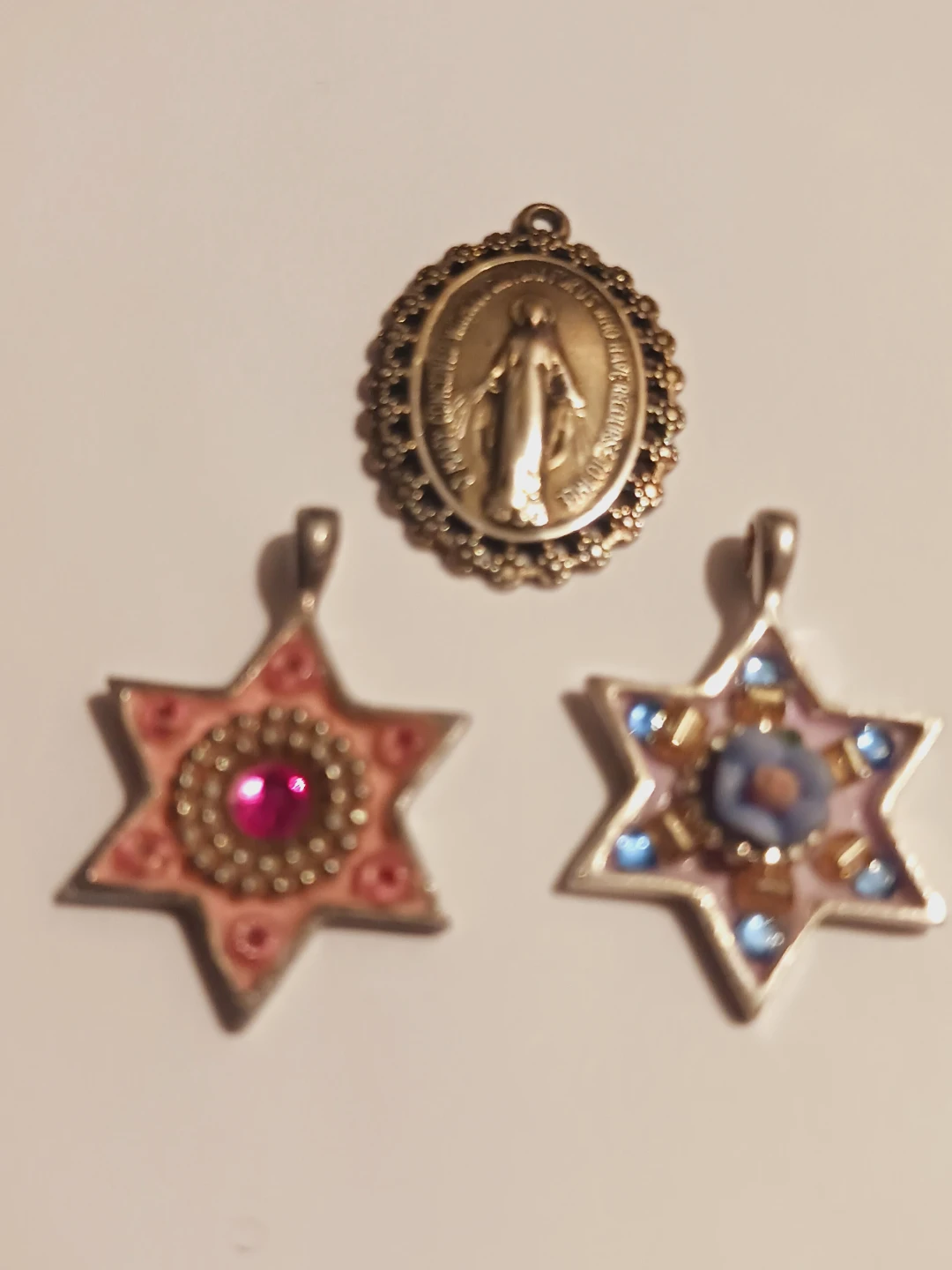 $10  EACH !! Sterling Silver 925 Decorative & Religious Pendants