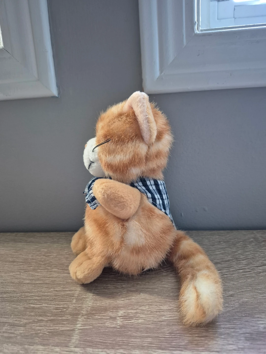 Vintage NICI Orange Tabby Cat Plush - New With Tags Collectible - photo 4