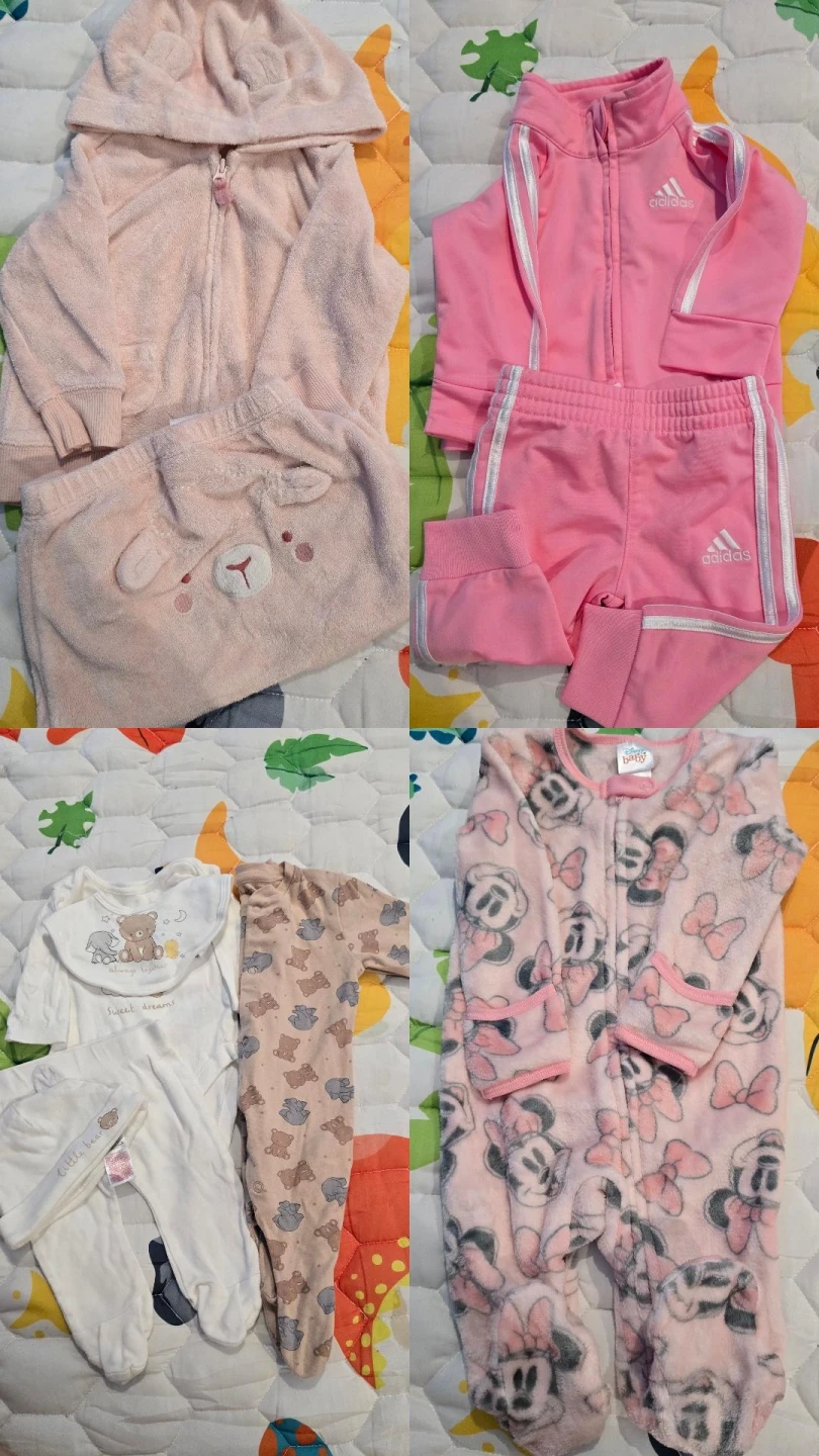 Baby items bundle including clothing and bottles - photo 3