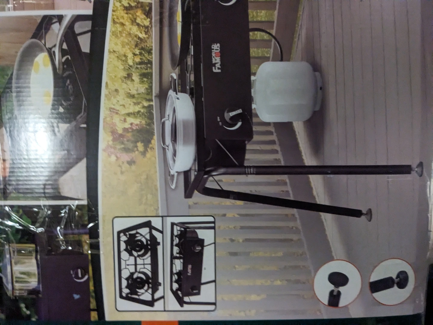 Outdoor propane stove