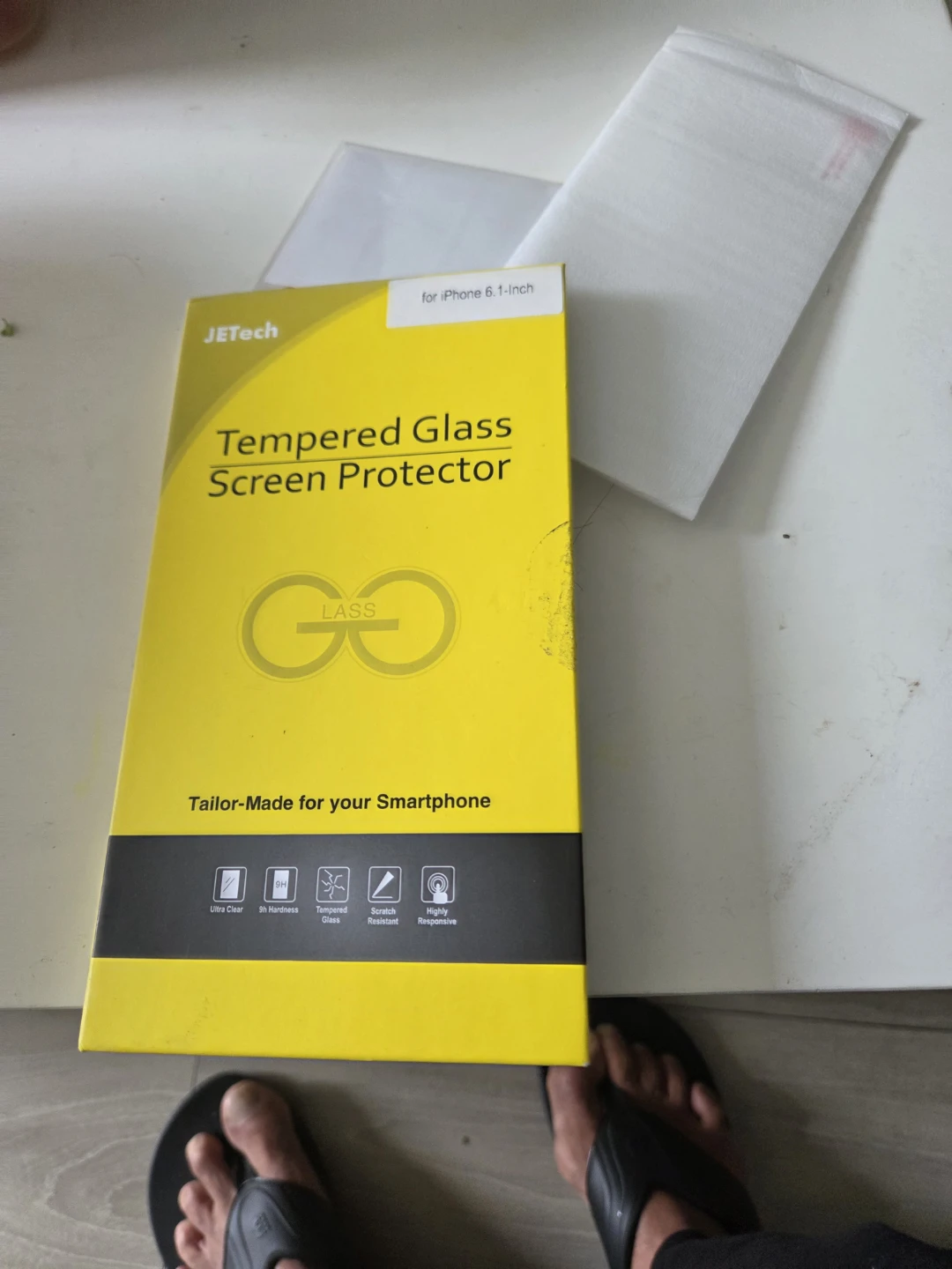 JETech Tempered Glass Screen Protector for iPhone 6.1-Inch
