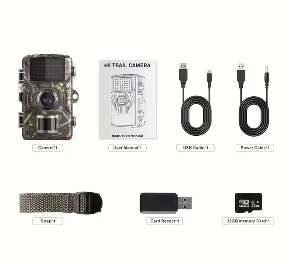 4K Trail Camera with 32GB Memory Card - photo 4