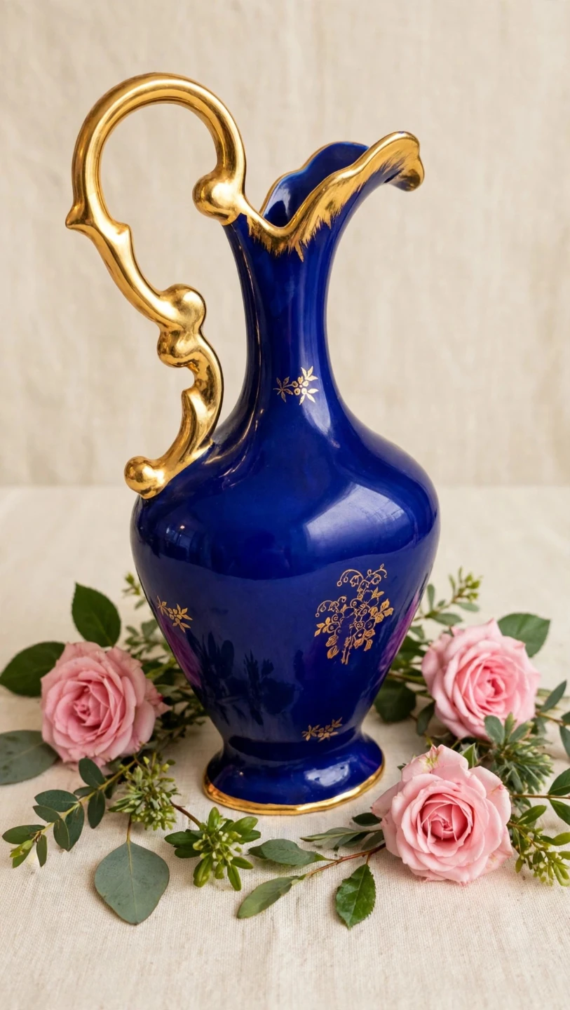 Limoges Fragonard Porcelain Ewer - photo 3