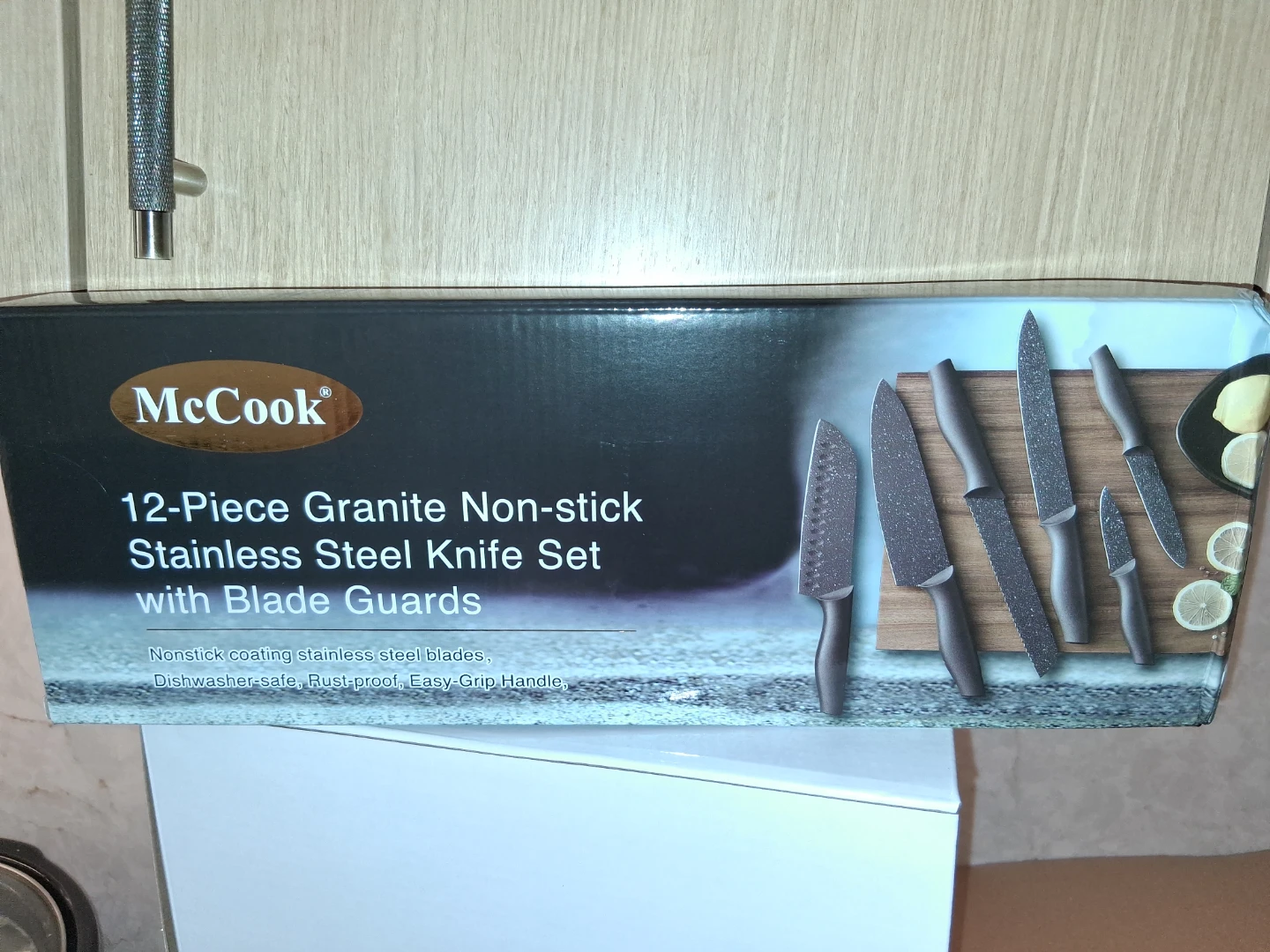 McCook 12-Piece Granite Non-stick Knife Set