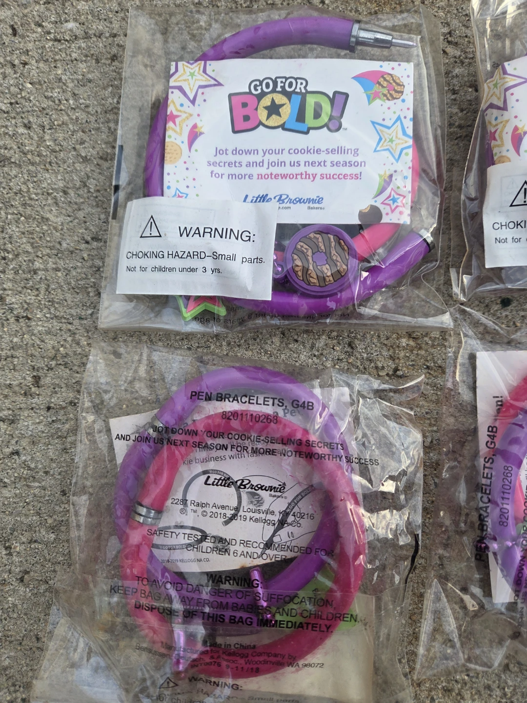 Little Brownie Bakers Go For Bold Pen Bracelets