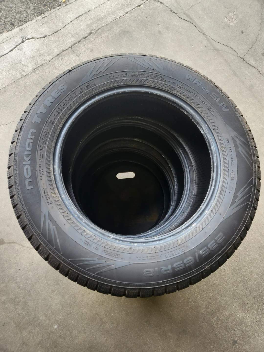 100km driven 4 Nokian Tyres all weather SUV 235/65R18 - photo 5