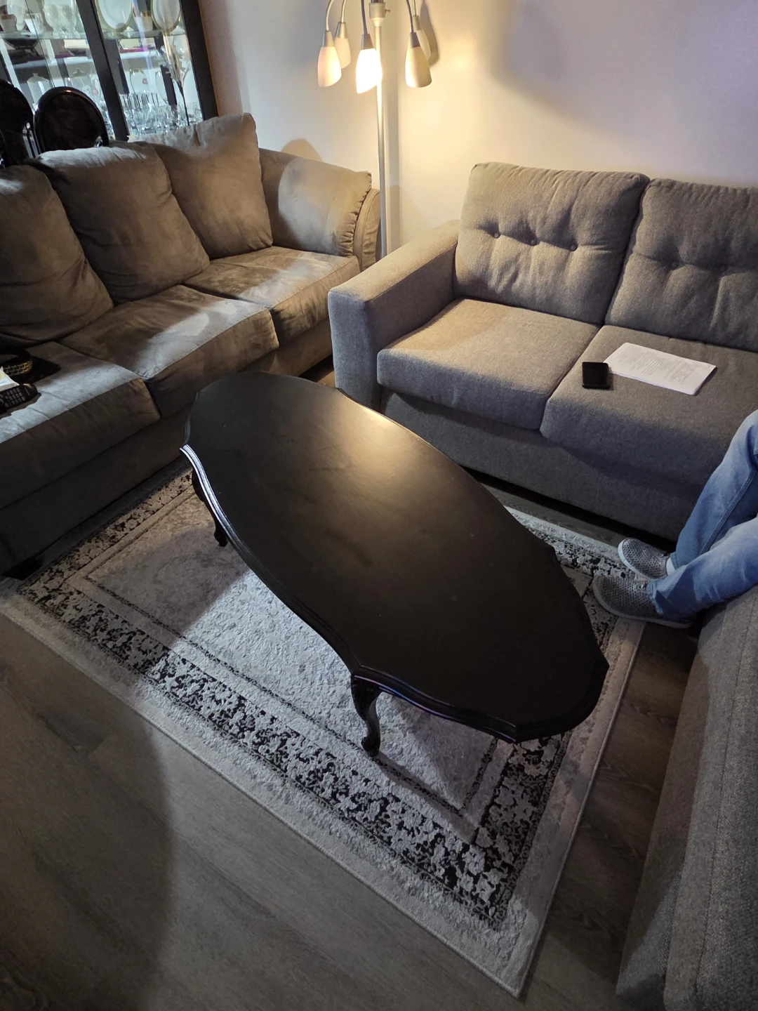 Vintage Style Black Coffee Table - photo 2