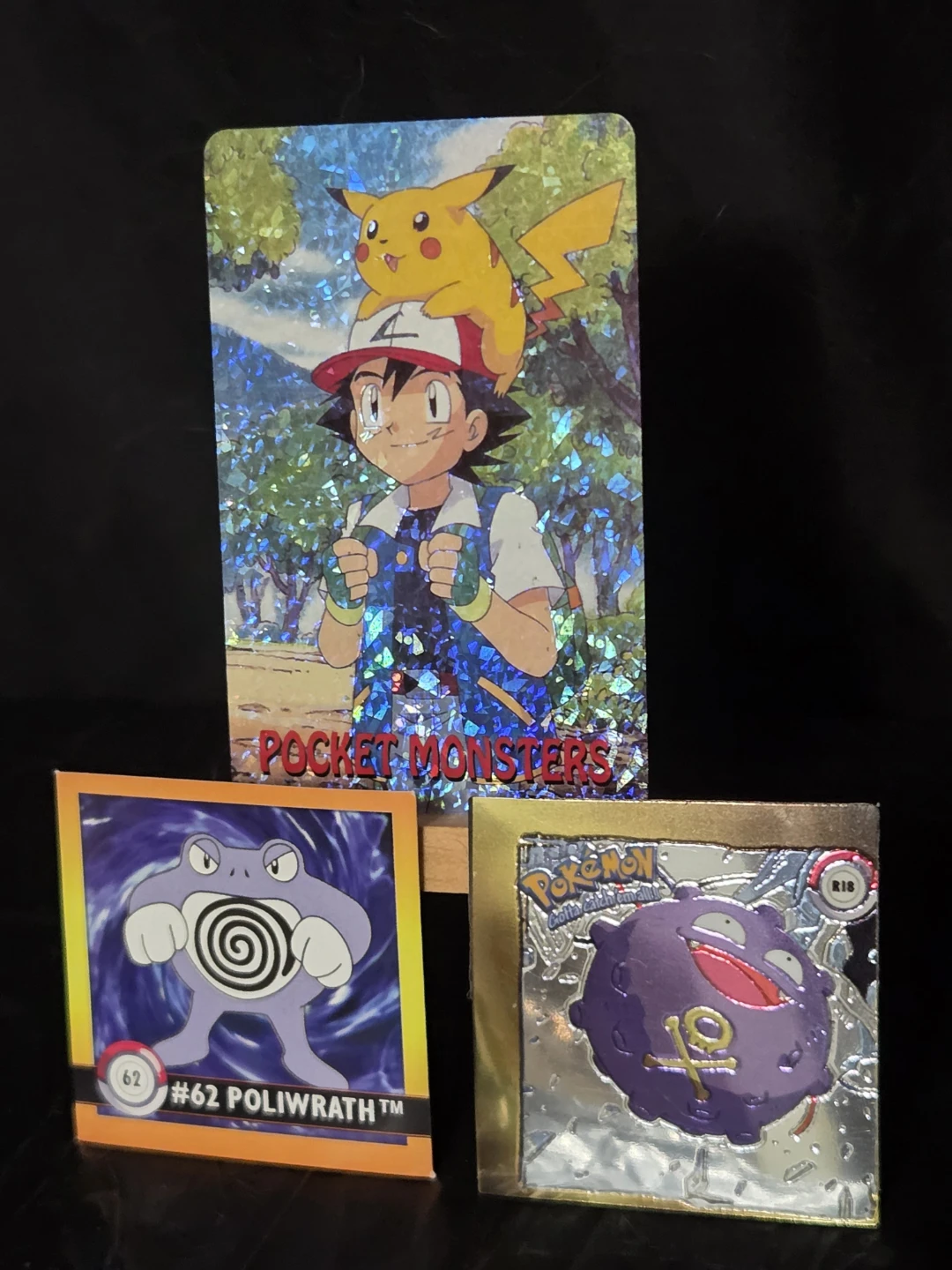 Pocket Monsters Playing card (bonus stickers)